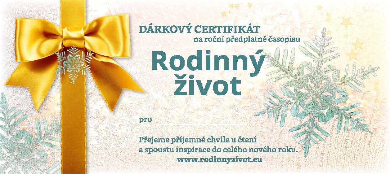 Dárkový certifikát 3