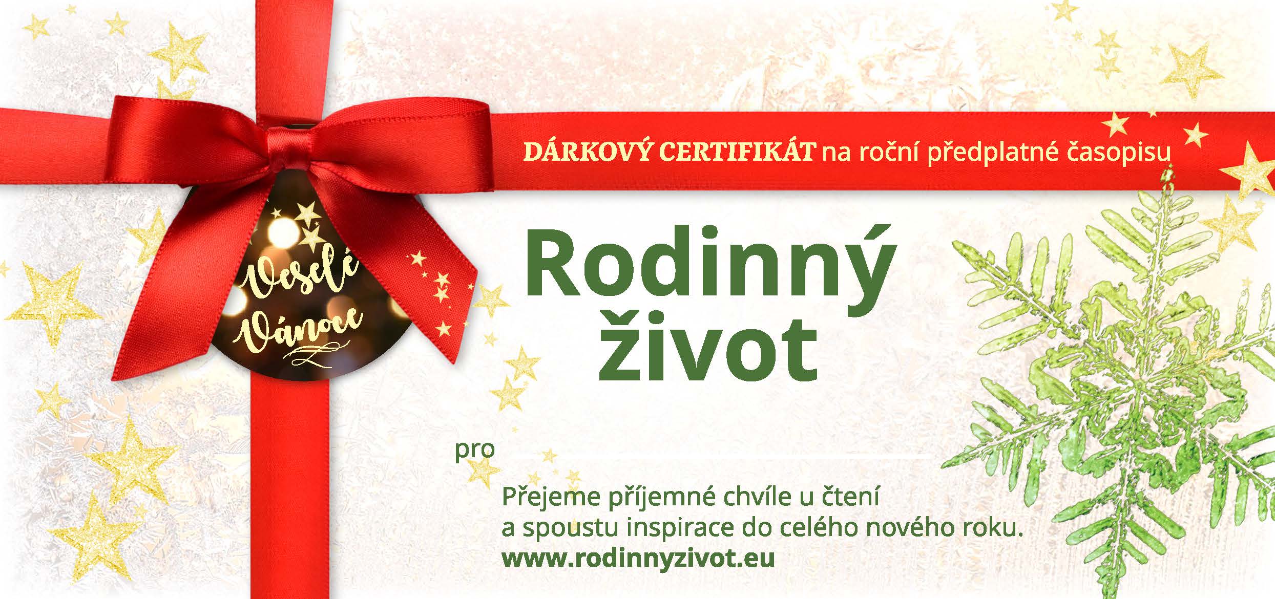 Dárkový certifikát 4