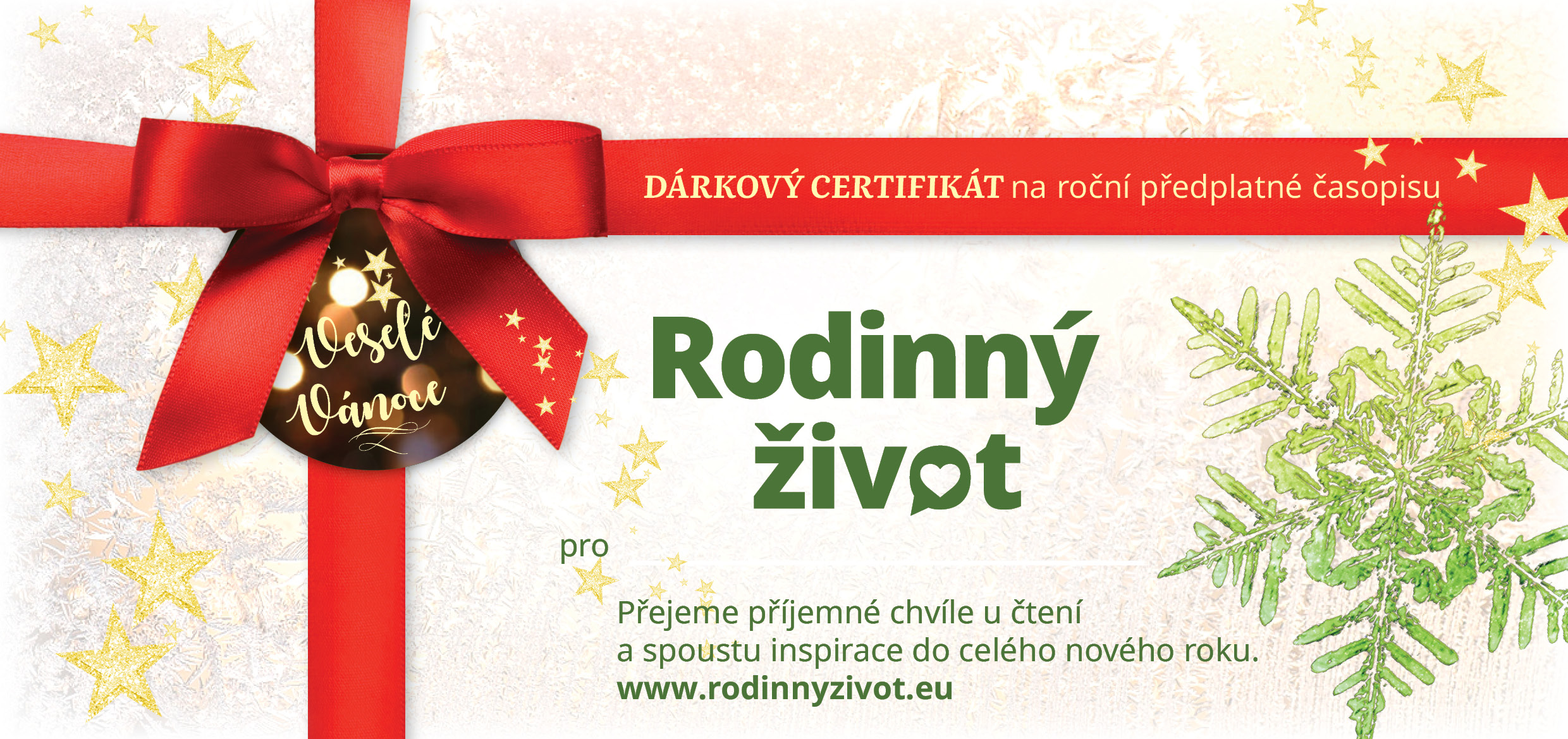 Dárkový certifikát 4