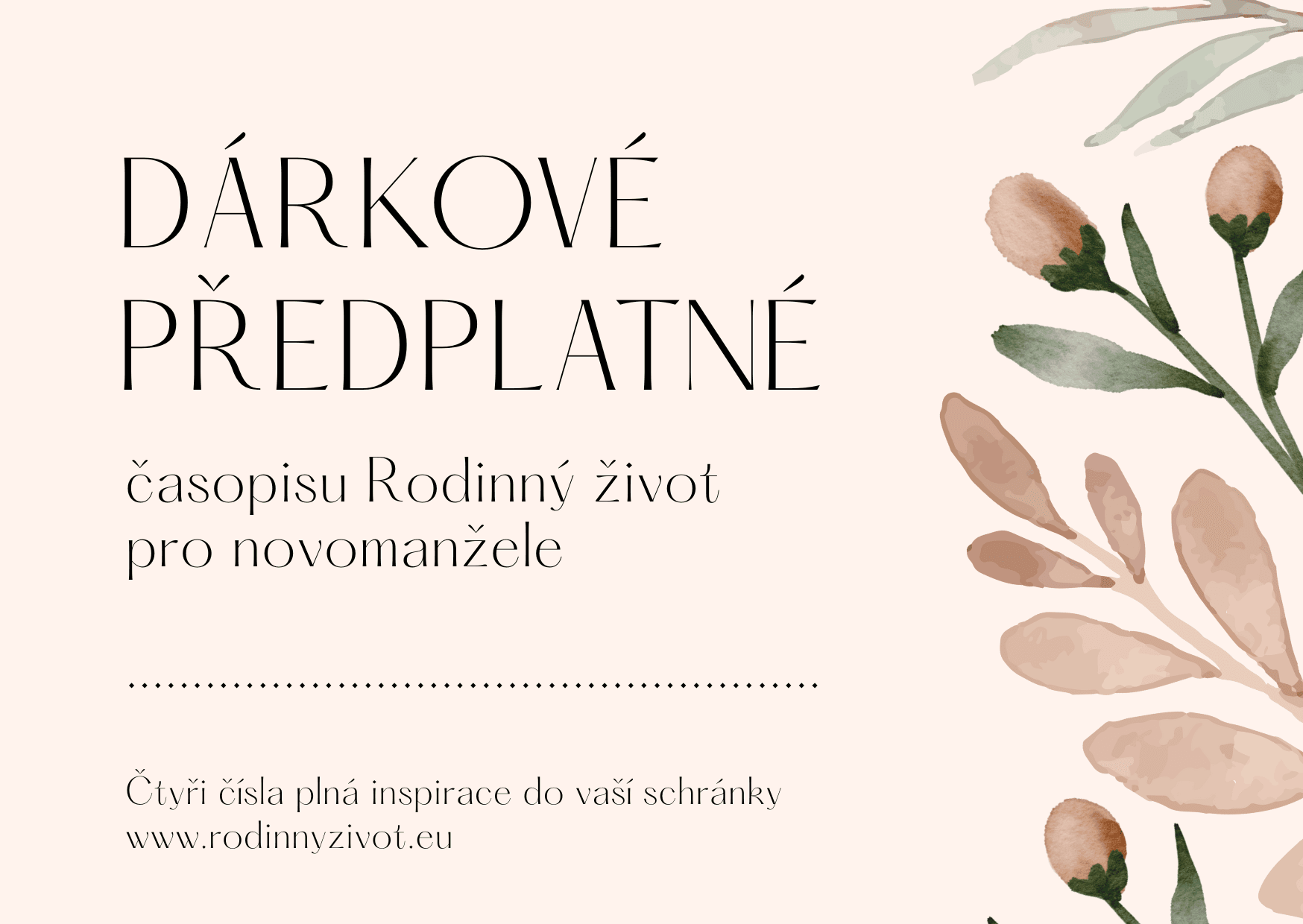 Dárkový certifikát 2